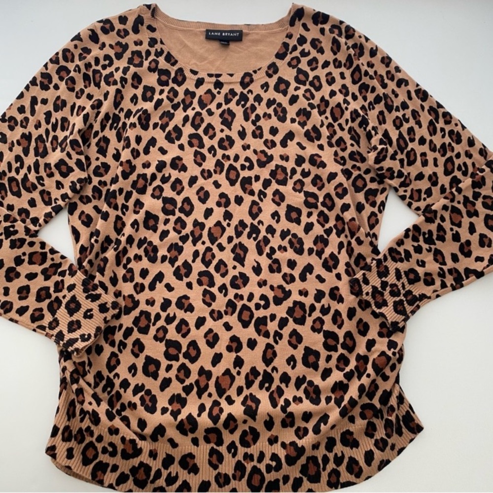 Leopard print sweater